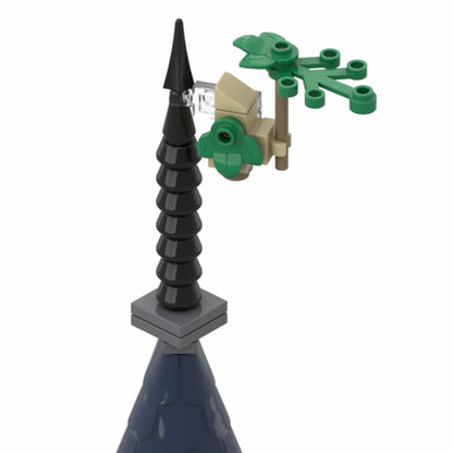 moc-161243 hyrule castle building blocks set – zelda tears of the kingdom giant moc model (47821pcs)
