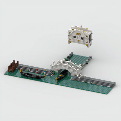 moc-84806 venice palace canal and bridge building blocks set