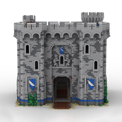 moc-201635 medieval village defense castle building blocks set (13214pcs)