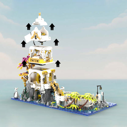 imperial fortress pirate building blocks set (3429pcs)