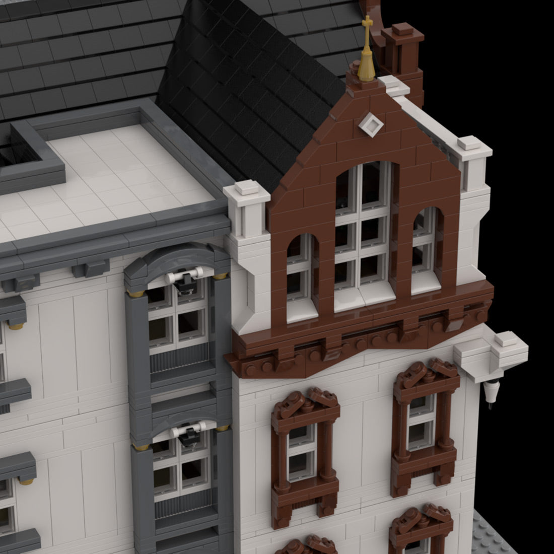 suburban residence building block set(7407pcs)