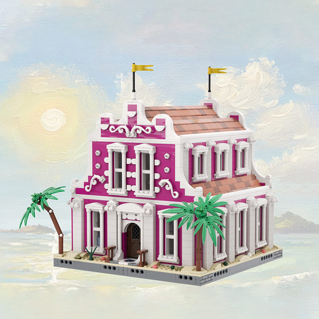 MOC-258528 Governor's Mansion Modular Building Blocks Set