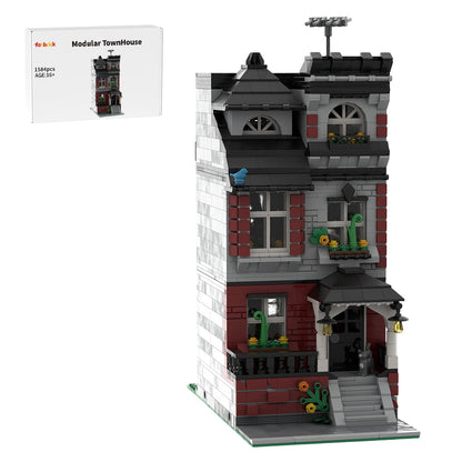 modular townhouse building blocks set (1584pcs) by kros