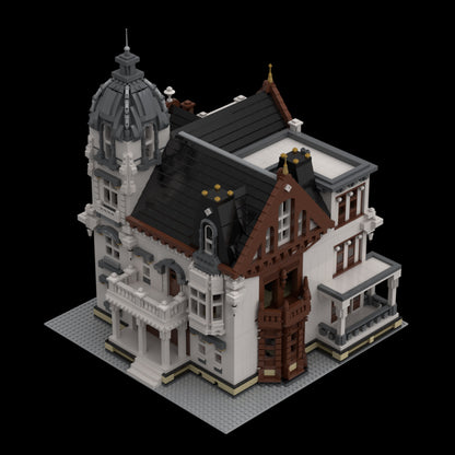 suburban residence building block set(7407pcs)