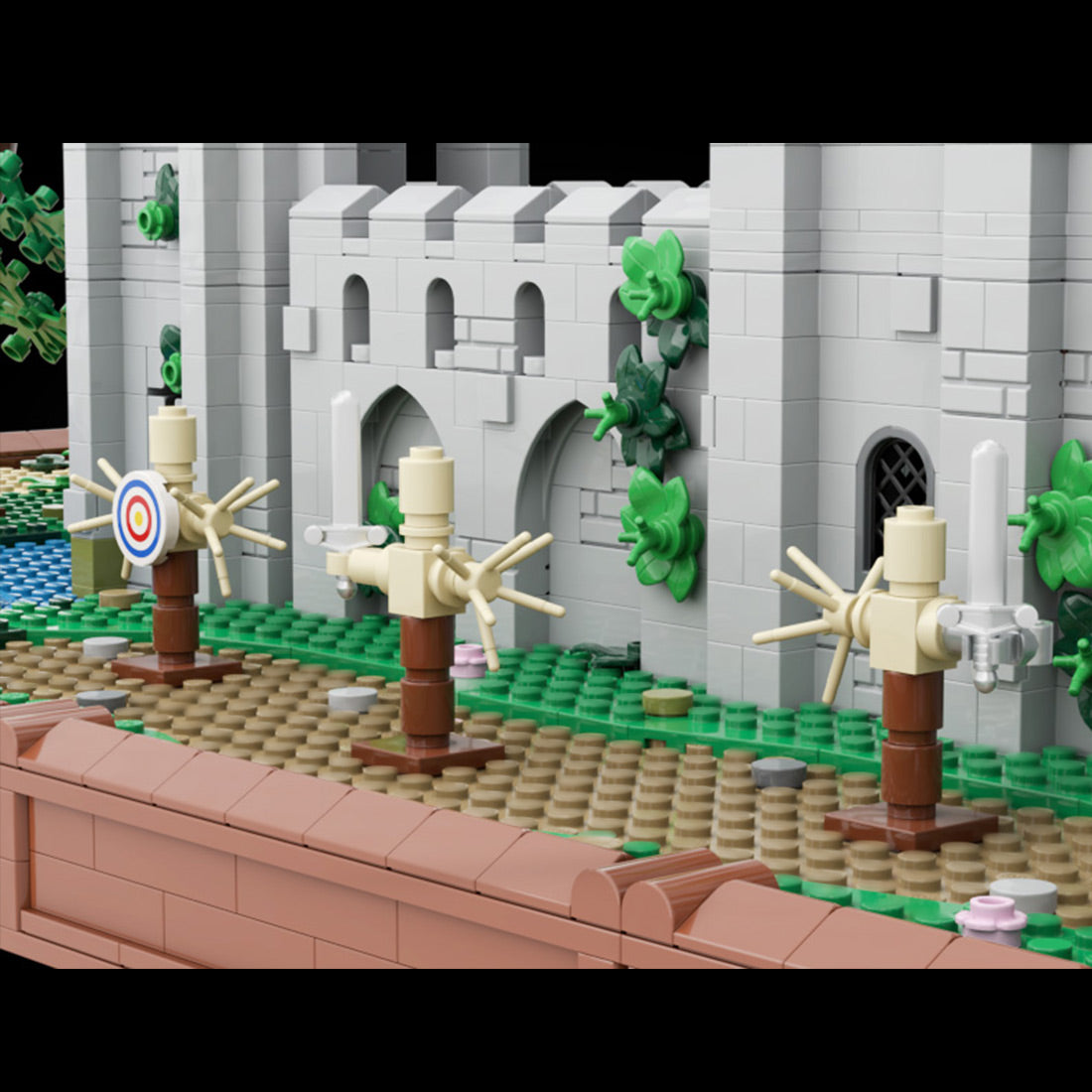 moc-229307 medieval brickberg castle building blocks set (8251pcs)