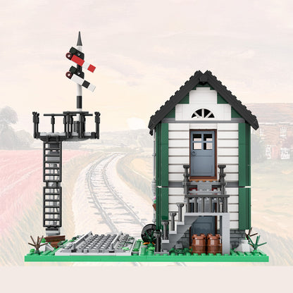 moc-240636  signal box house building blocks set(1327pcs)