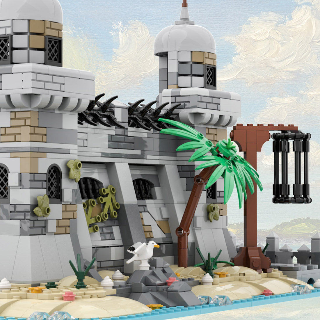 MOC-266198 Seafarer's Bay Pirate Prison Building Blocks Set
