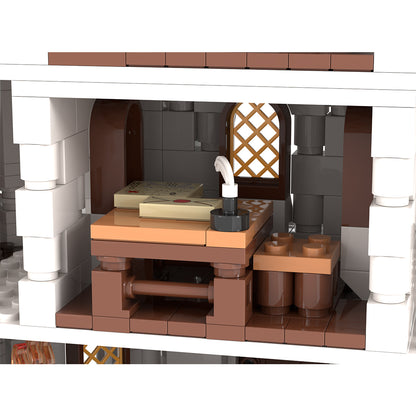 moc-233345 white wizard’s tower building blocks set (1470pcs)