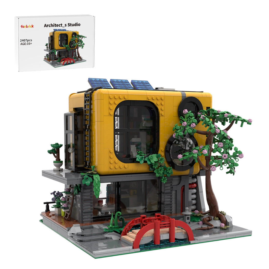 moc-260921 modern creative studio building blocks set (2407pcs)