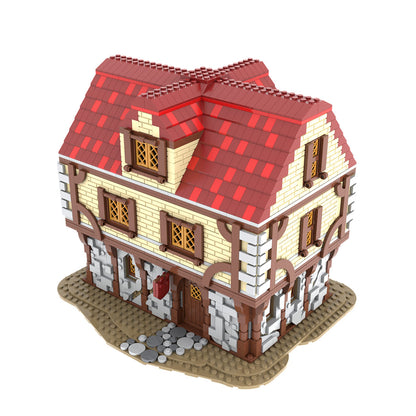 moc-192313 medieval inn building blocks set(3191pcs)