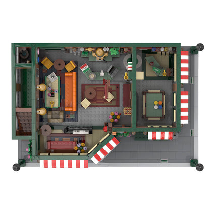 moc-79570 friends apartment building blocks (4642pcs)