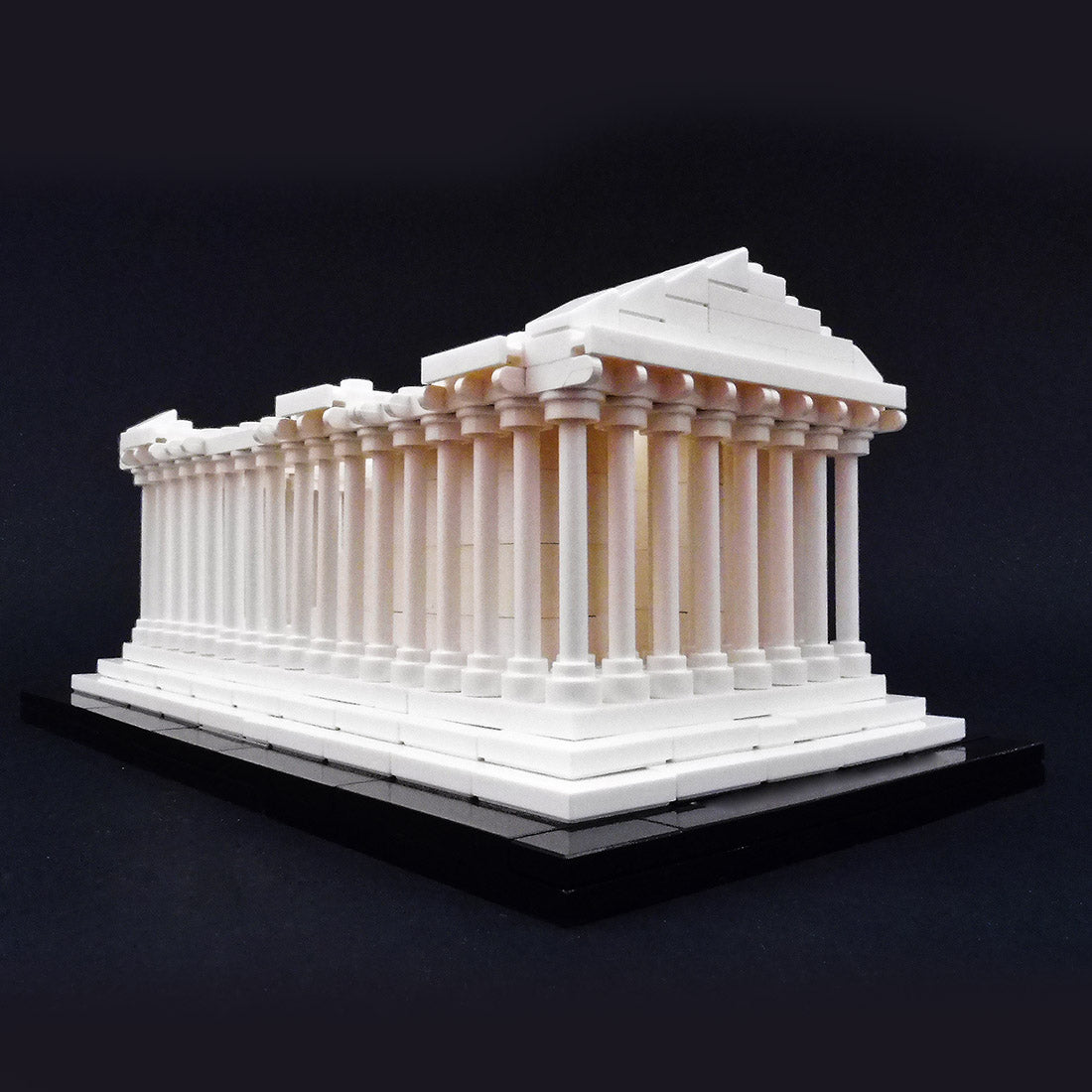 moc parthenon temple model building kit(255pcs)