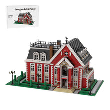 georgian brick palace architectural street scene building blocks
