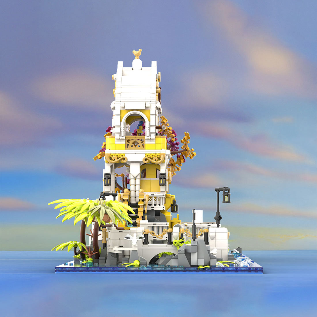 imperial fortress pirate building blocks set (3429pcs)