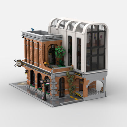 moc-243145 brick market building blocks set (3459pcs)
