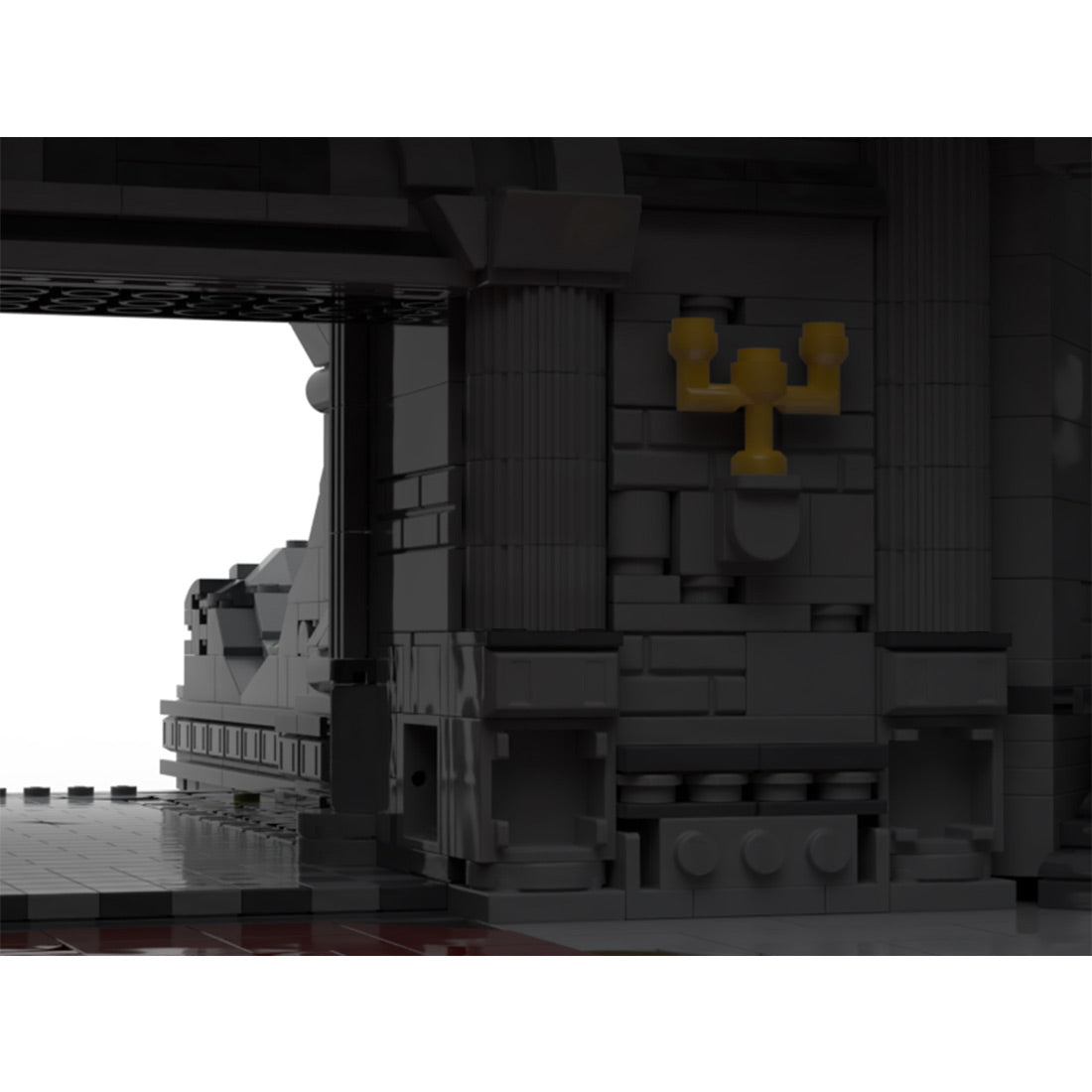 moc-161243 hyrule castle building blocks set – zelda tears of the kingdom giant moc model (47821pcs)