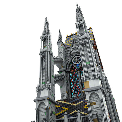 moc-172185 1:42 gothic cathedral cross-section model building blocks set