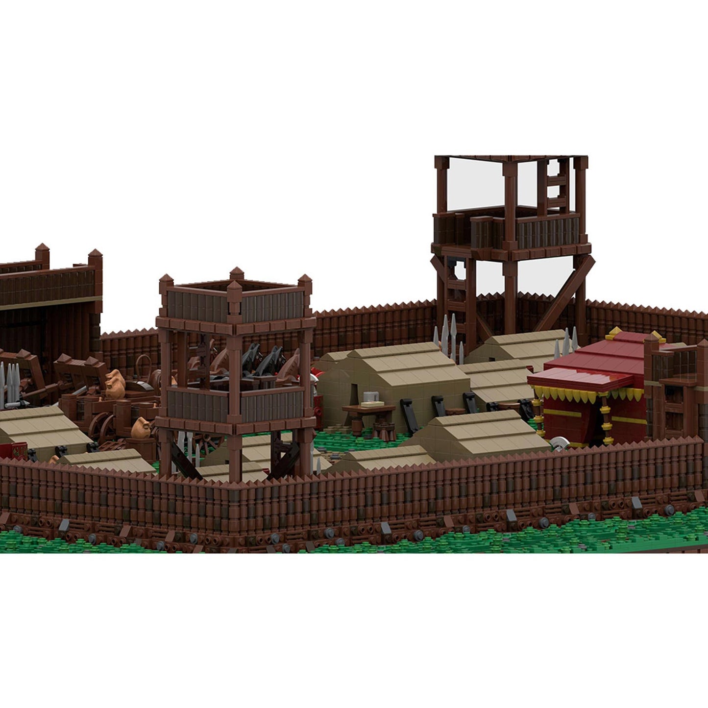 moc-139859 roman field camp (medium) building blocks set (31789pcs)