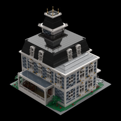 victorian french estate european villa building blocks set (5617pcs)