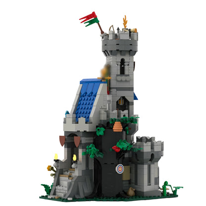 moc-209693 the hidden grove stronghold building blocks set (1078pcs)