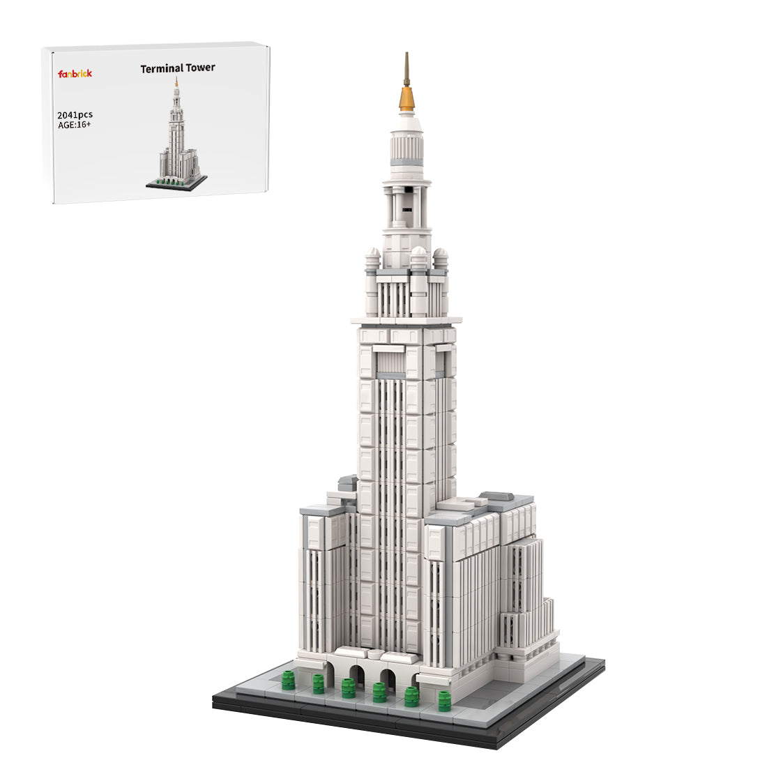 moc-254906 terminal tower building blocks set (958pcs)
