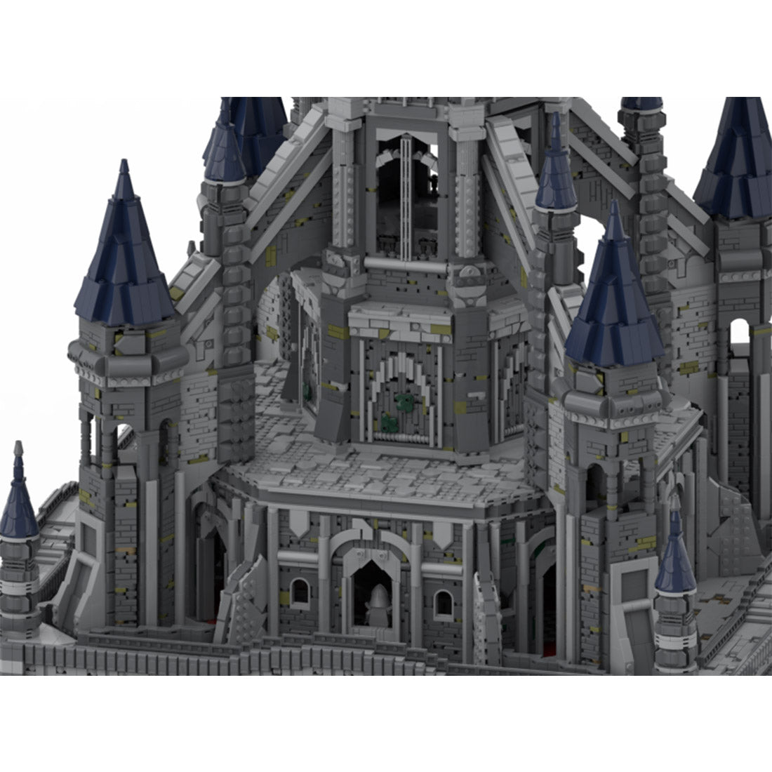 moc-161243 hyrule castle building blocks set – zelda tears of the kingdom giant moc model (47821pcs)