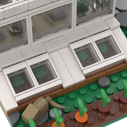 moc-194436 victorian greenhouse building blocks set(403pcs)
