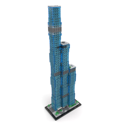 moc-256851 the st. regis chicago 1:800 scale architecture building blocks set (2041pcs)