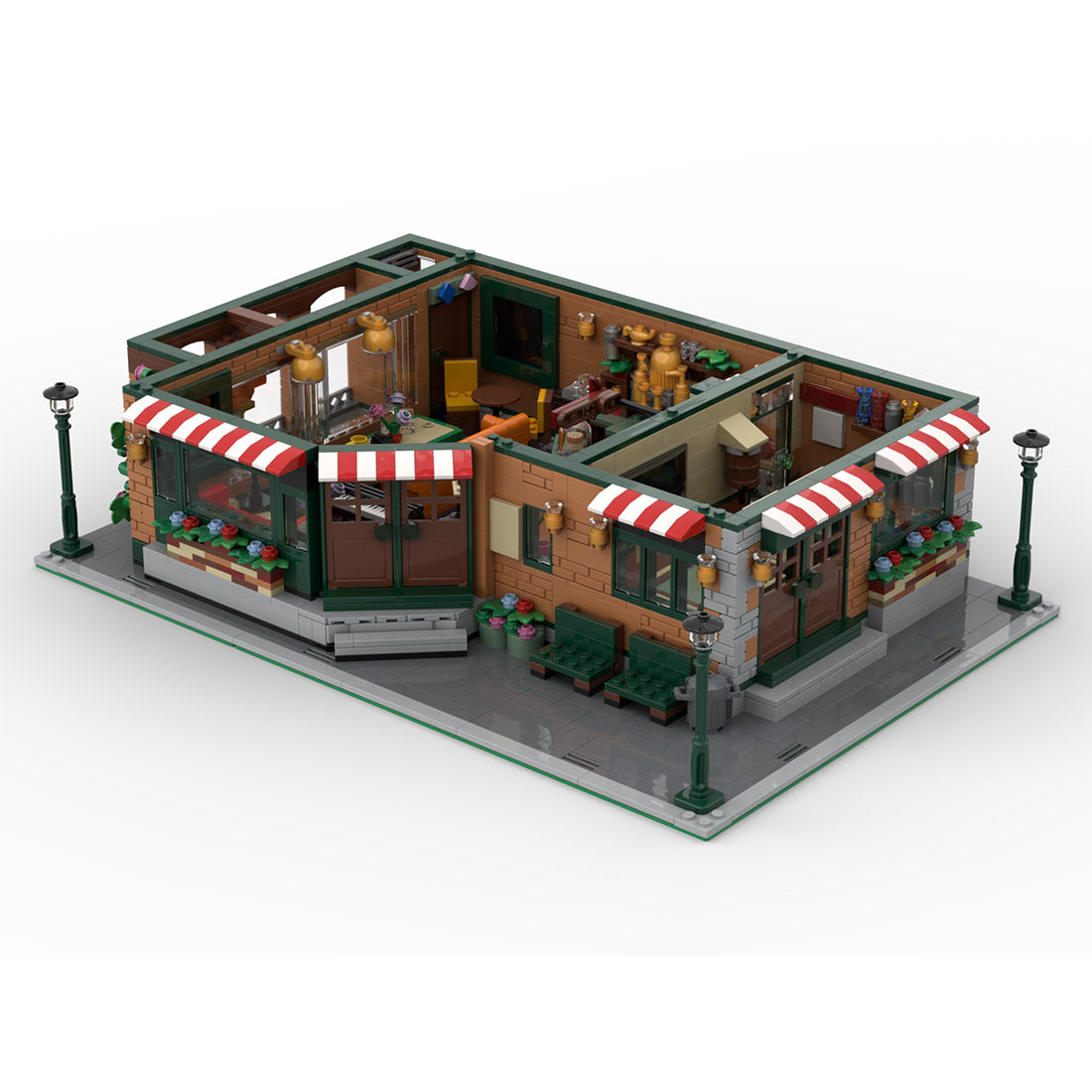 city apartment sitcomplex full version building blocks set(8574pcs)