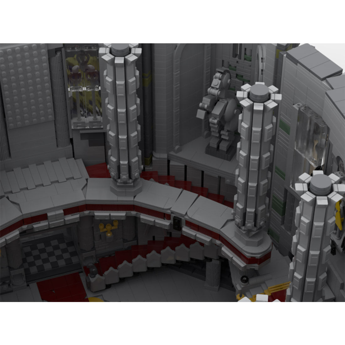 moc-161243 hyrule castle building blocks set – zelda tears of the kingdom giant moc model (47821pcs)