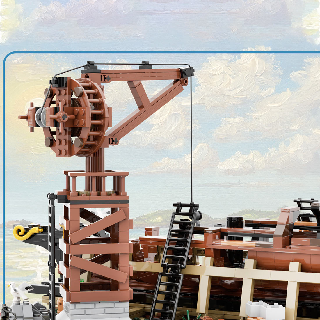 Shipbuilding Yard Building Blocks MOC-263761 | Fanbrick