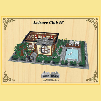 Bausteine für ein architektonisches Stadtbildmodell „Leisure Club“ von Soar Brick
