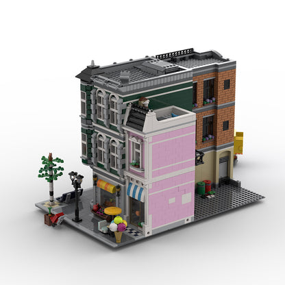 moc-226380 commercial center building blocks set (3853pcs)