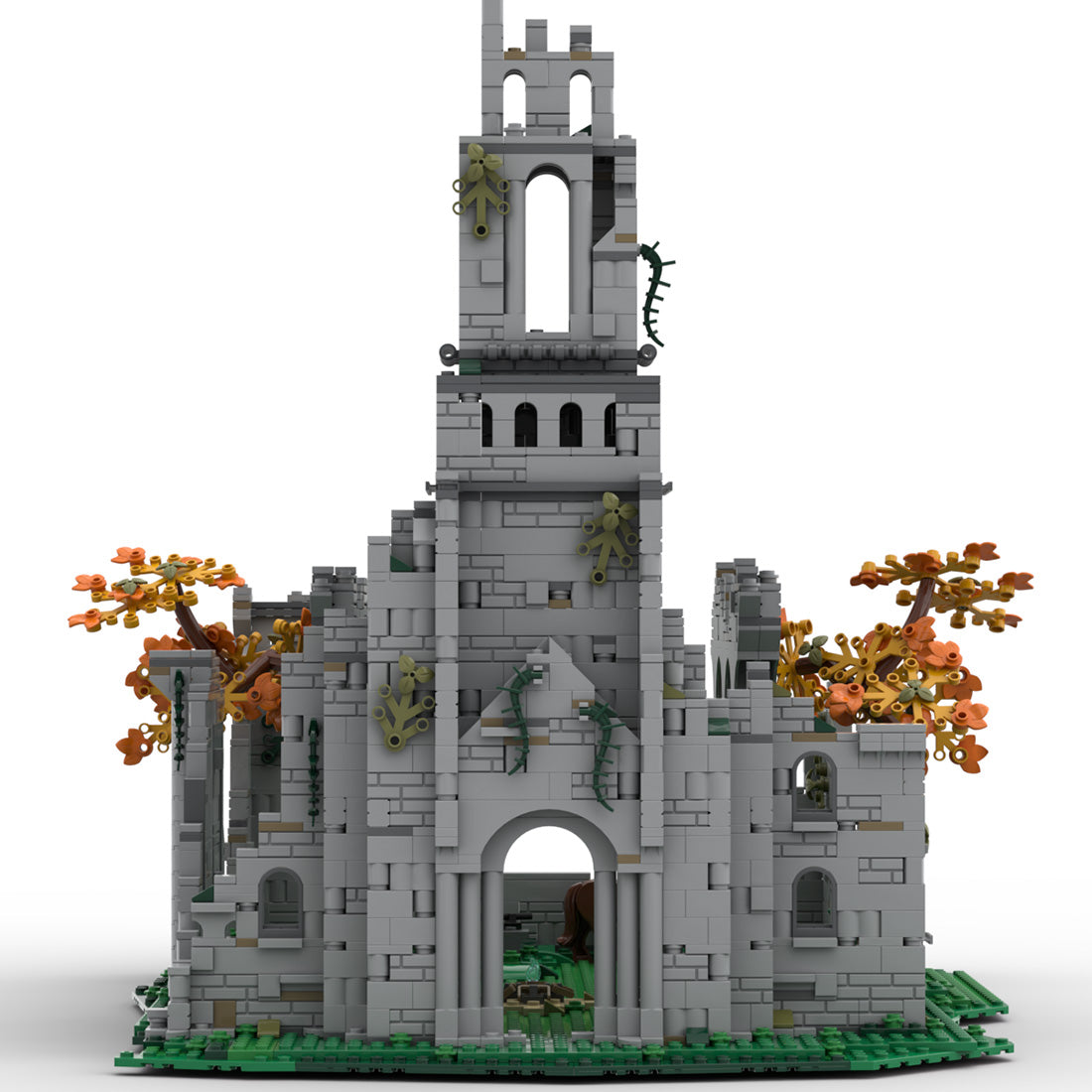 moc-148241 elleh church - elden ring building blocks set (2401pcs)