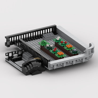 moc-139508 cornor modular car showroom building blocks set (3223pcs)