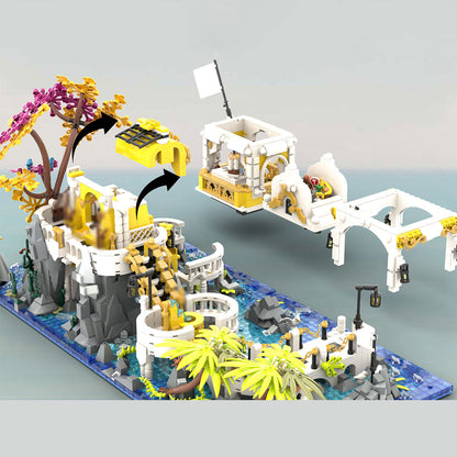 imperial fortress pirate building blocks set (3429pcs)