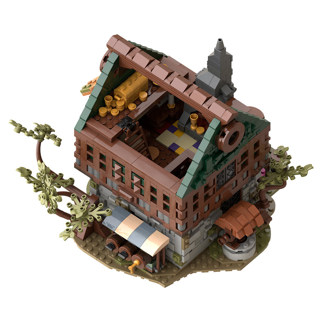 MOC-265016 Medieval WineHaven Wine House Building Blocks