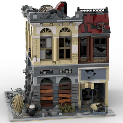 moc-41175 brick bank - apocalypse version building block set (2500pcs)