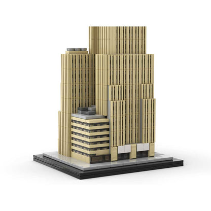 moc-130597 1/800 scale new york famous landmark street scene building blocks set (923pcs)
