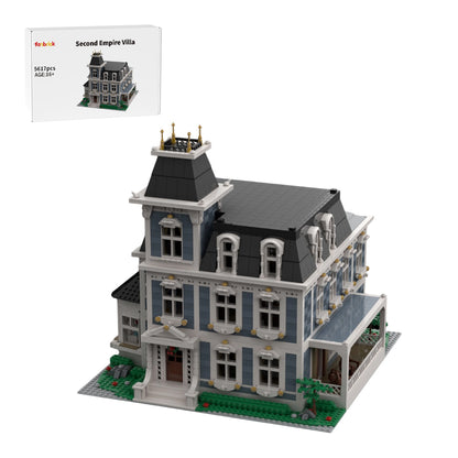 victorian french estate european villa building blocks set (5617pcs)