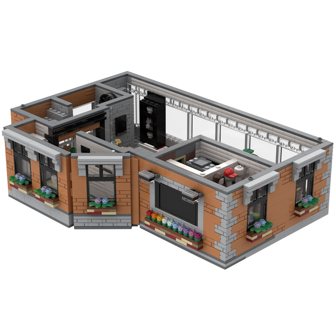 moc-89341 sitcomplex queer eye building blocks (1362pcs）