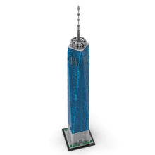 moc-159549 1/800 scale landmark architecture 1 world trade center street scene building blocks set (3153pcs)