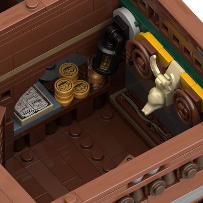 MOC-263858 Medieval Craftsman's Woodwright Workshop Building Blocks