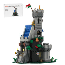 moc-209693 the hidden grove stronghold building blocks set (1078pcs)