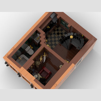 moc-197879 colonial goods store & old bakery building block set(7296pcs)