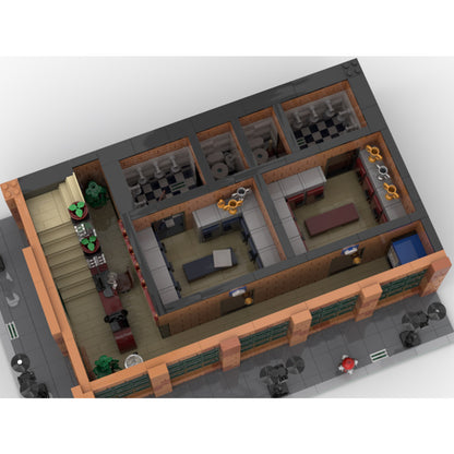 moc-203141 mixed martial arts gym building blocks set (4659pcs)