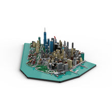 MOC-221106 1/2000 Scale Manhattan Downtown Financial District Architecture Building Blocks Set (10523PCS) by Taters