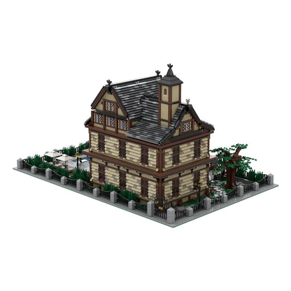 leisure club model architectural street scene building blocks toy