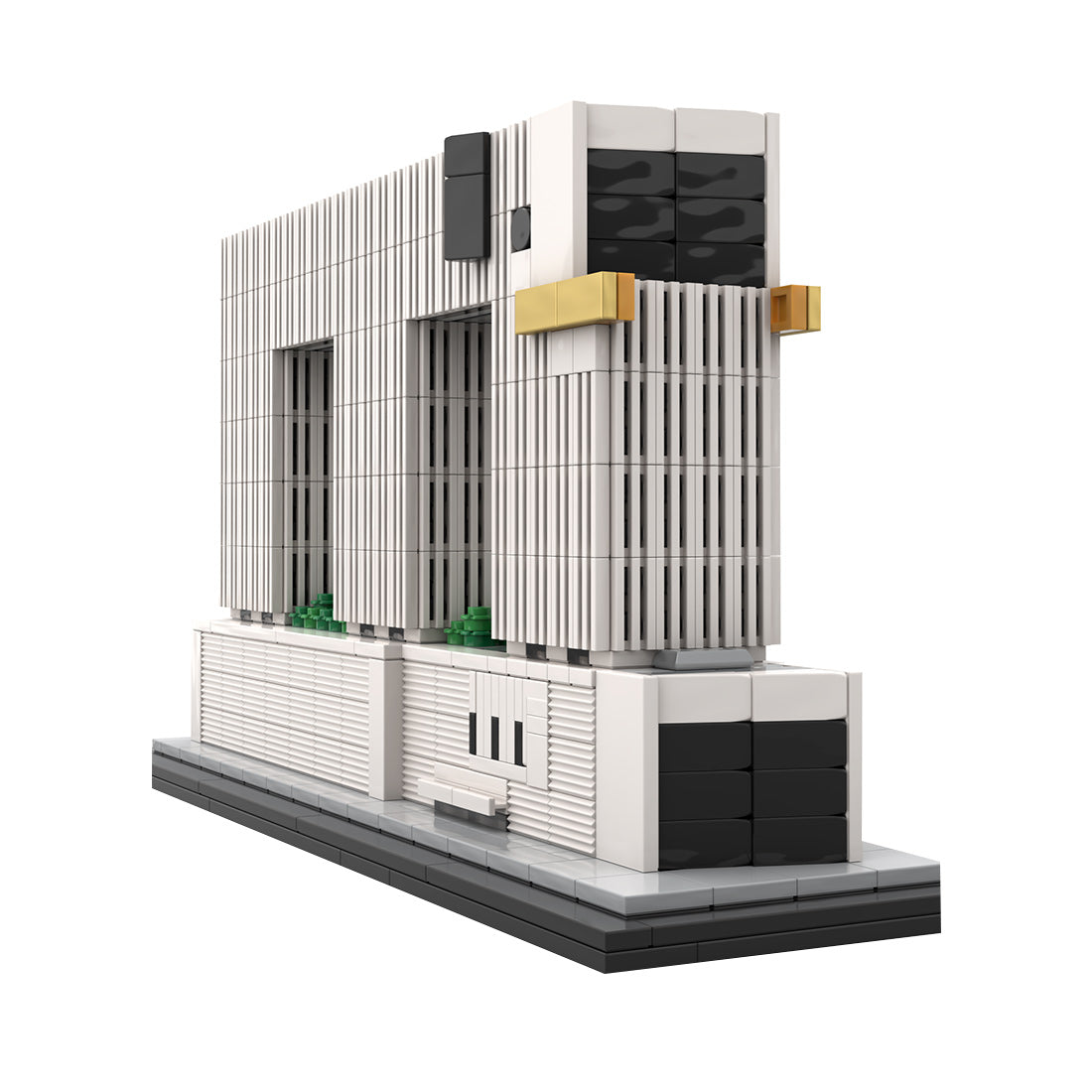 moc-237294 1/800 scale elephant building blocks set (1047pcs)