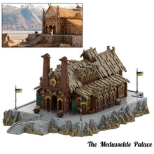 moc-62288 meduseld golden hall building blocks set